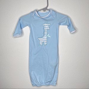 Madison Chic baby blue giraffe gown new sz newborn